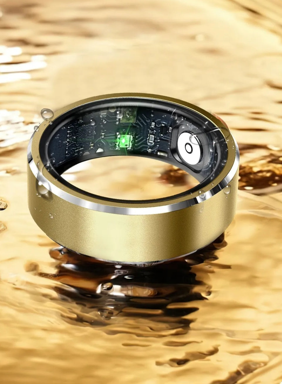 Smart Ring Waterproof Heart Rate Blood Oxygen Sleep Magnetic Charging