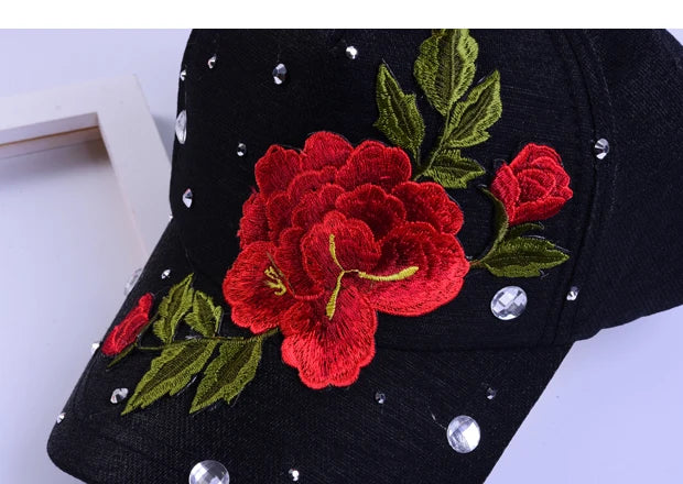 fashion rose hat