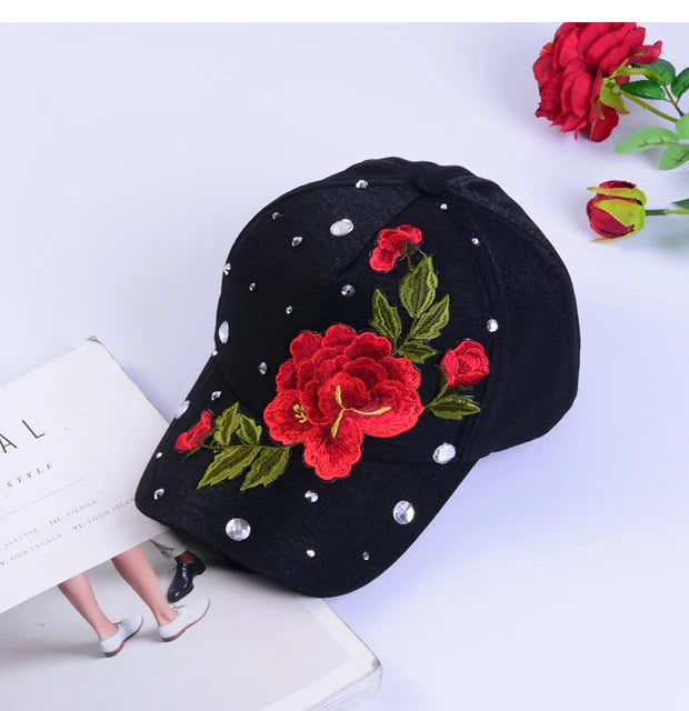 fashion rose hat