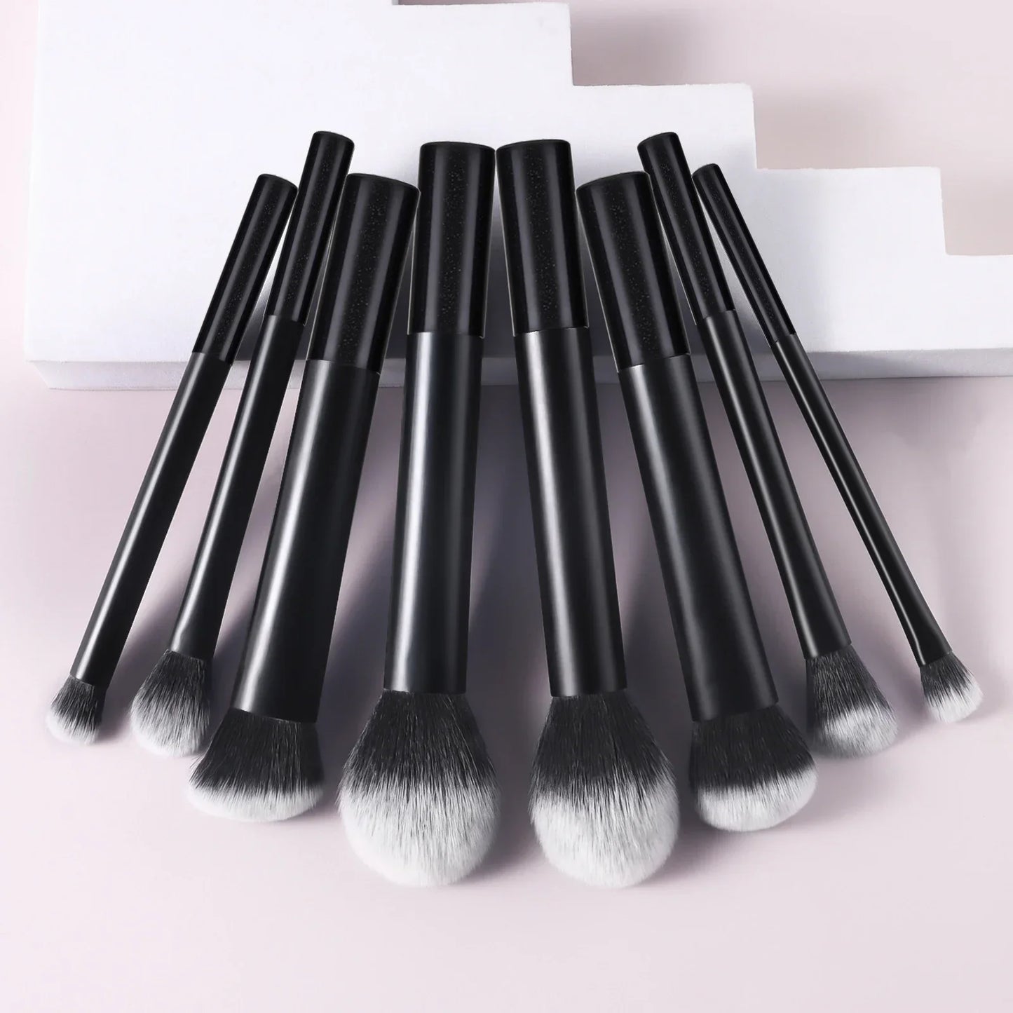 Makeup Brush Sets,8pcs Plastic Daily Portable Multifunctional Makeup Brush For Making Up Supply