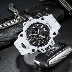 MSTIANQ Black Digital Watch