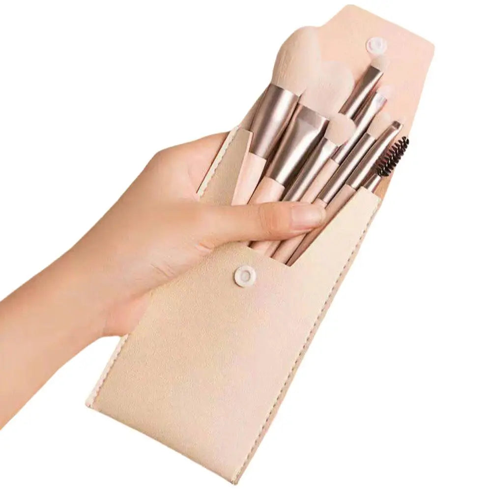 Makeup Brush 8pcs/Set Soft Makeup Concealer Brush Blush Loose Powder Brush Eye Shadow Foundation Brush Beauty Tools