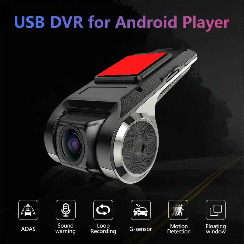 USB ADAS Car DVR Dash Cam HD