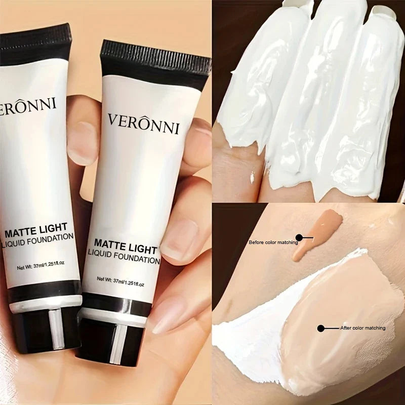 Professional White Face Foundation-Waterproof,Matte Finish,for Photography,Clown,Gothic Makeup,24H Wear,Natural Look Cosmetics