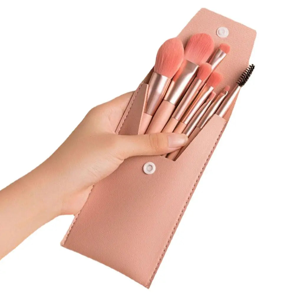 Makeup Brush 8pcs/Set Soft Makeup Concealer Brush Blush Loose Powder Brush Eye Shadow Foundation Brush Beauty Tools