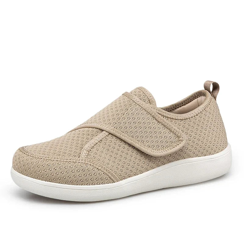 Open Shoes for Elderly Adjustable Diabetic Shoes Swollen Foot Fat Wide Hallux Valgus Bunion Orthopedics Thumb Eversion Men Women