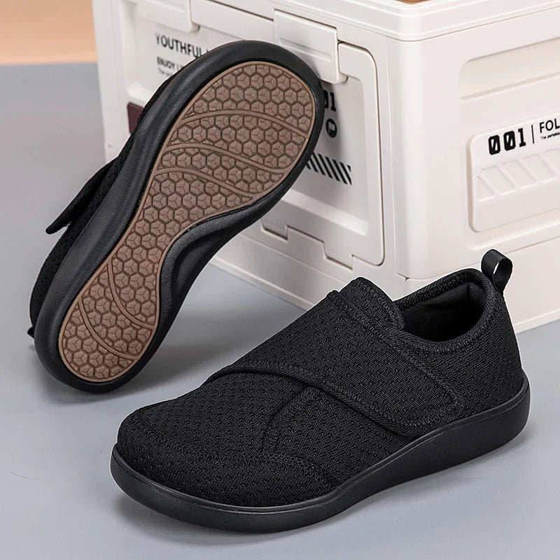 Open Shoes for Elderly Adjustable Diabetic Shoes Swollen Foot Fat Wide Hallux Valgus Bunion Orthopedics Thumb Eversion Men Women